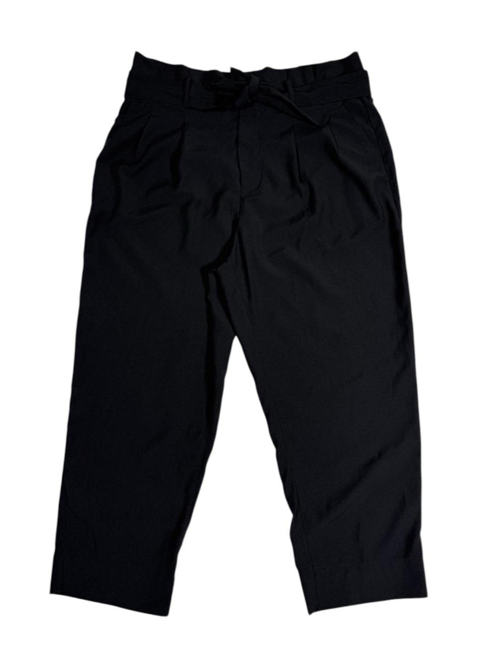 Madewell Drapey Paperbag Pants Women’s 12 Minimalist Black Relaxed Chic Workwear